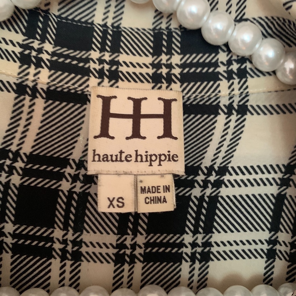 Haute Hippie Plaid Shirt - Picture 4 of 4